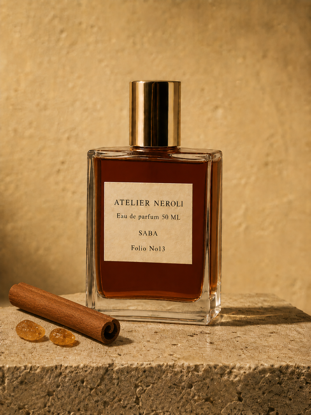 Parfum Saba – Folio Nº13 — flacon Atelier Neroli