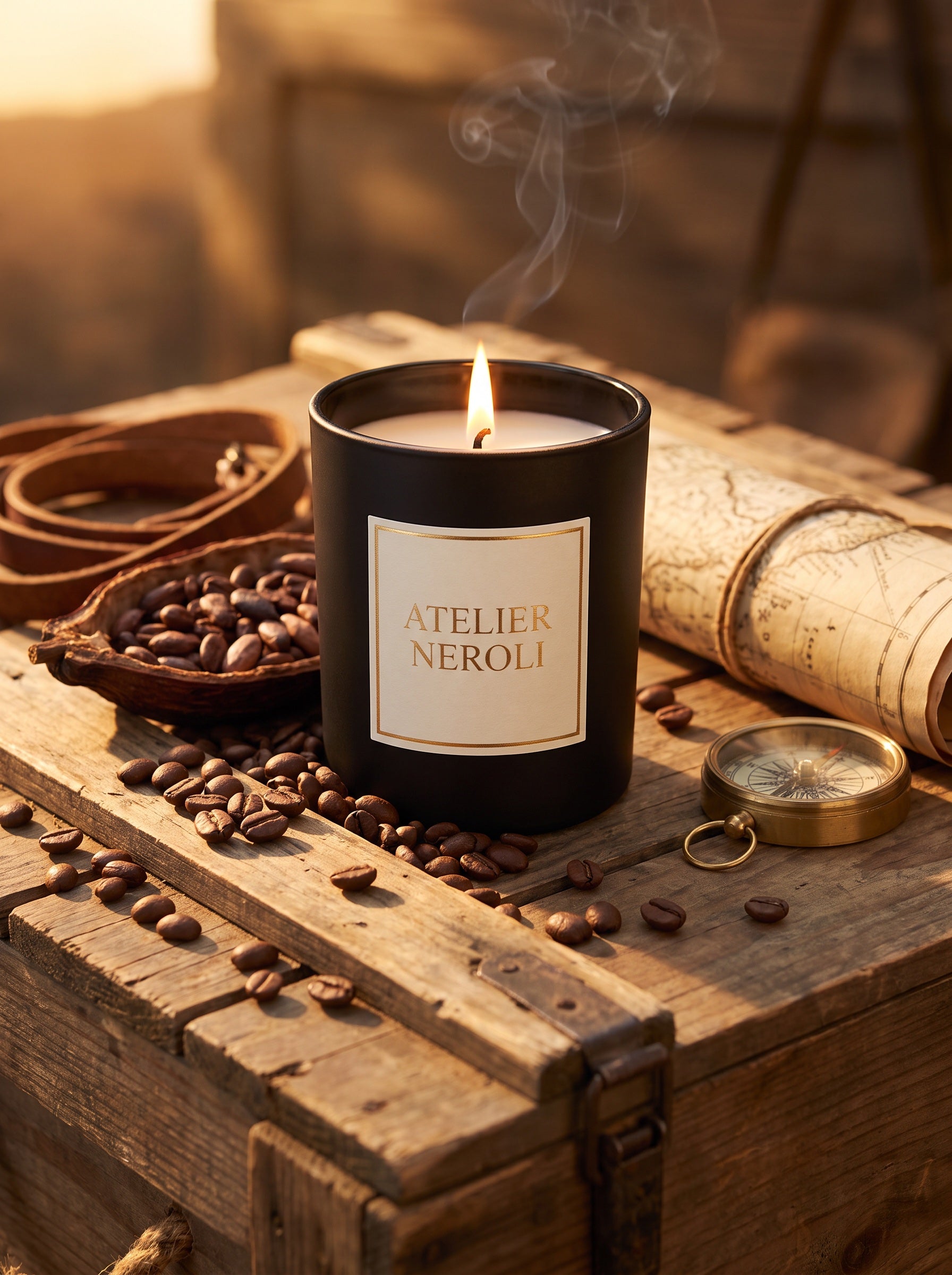 Bougie d'Ambiance – L'Explorateur — Atelier Neroli