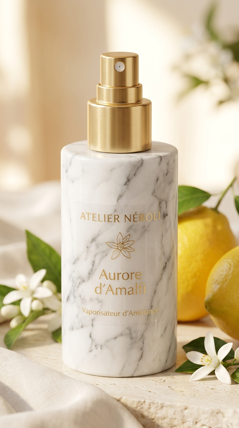 Vaporisateur d'ambiance Aurore d'Amalfi, néroli et citrons