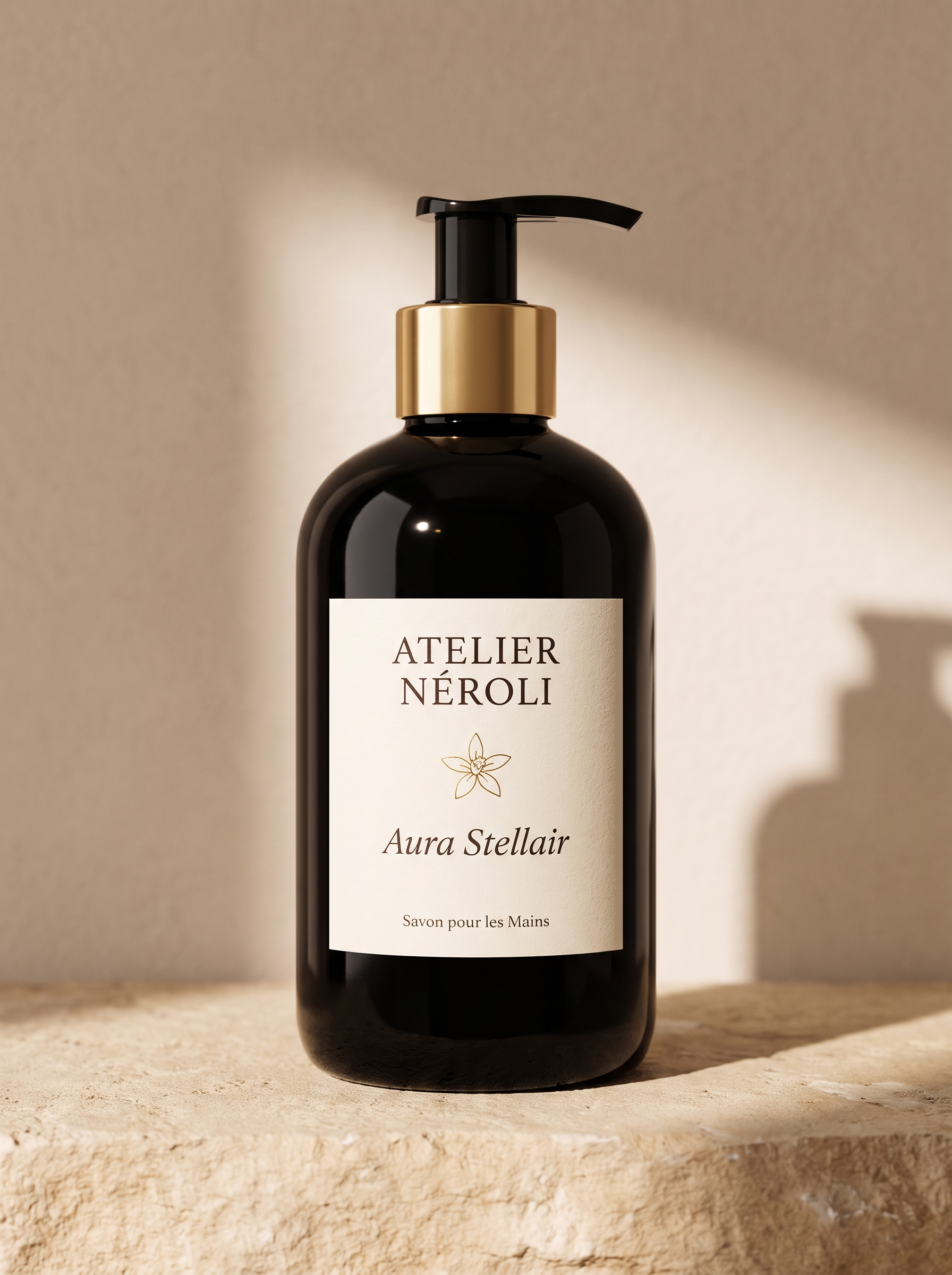 Savon pour les mains Aura Stellair — flacon Atelier Nérolí