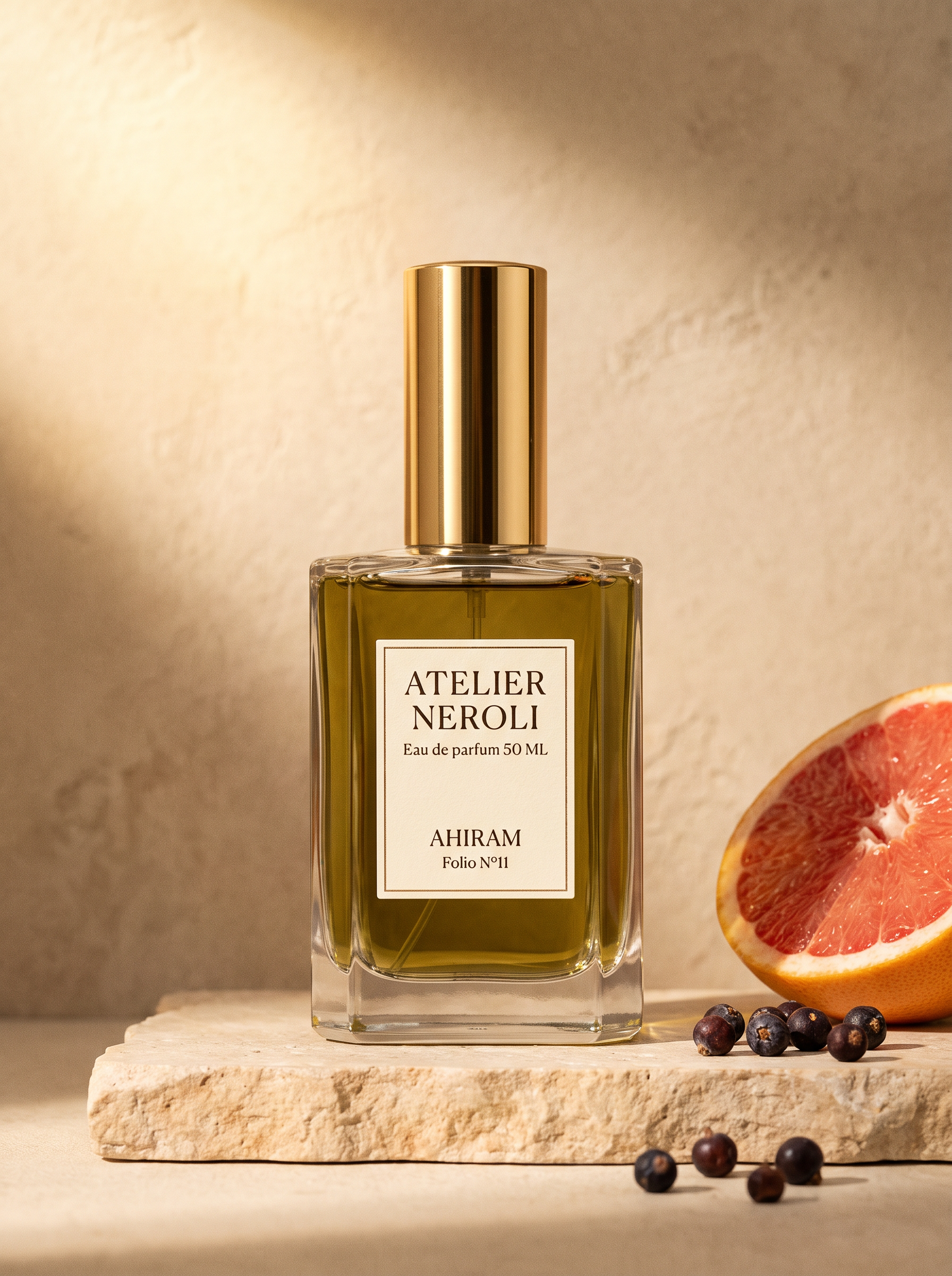 Parfum Ahiram – Folio Nº11 — flacon Atelier Neroli