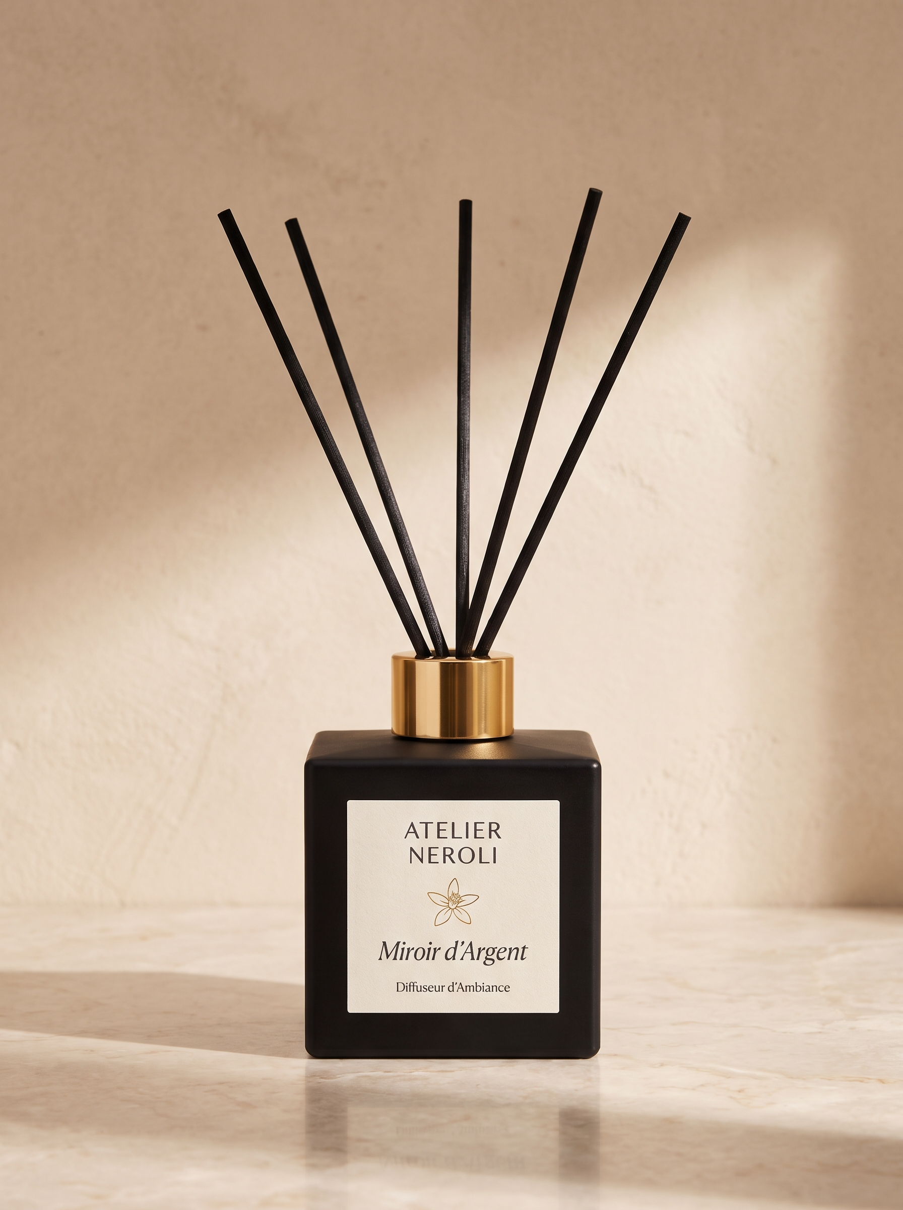 Miroir d'Argent — Diffuseur d'Ambiance — Packshot