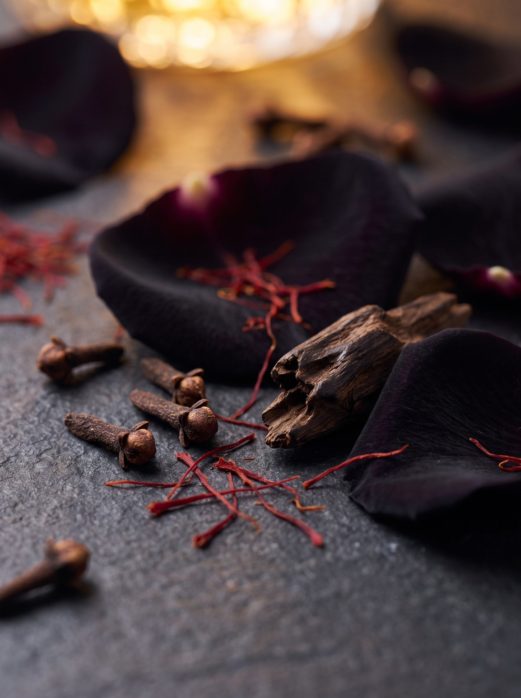 La Rose Noire — matières — Atelier Neroli