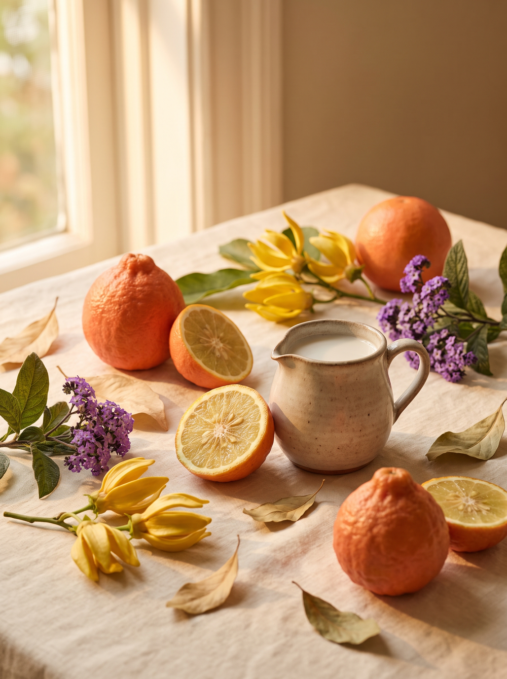 Matières premières de Sunset Walk — Atelier Neroli