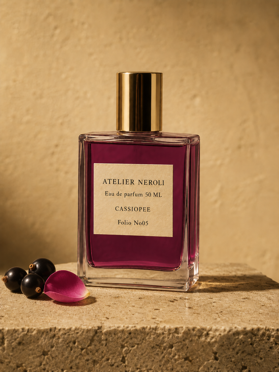 Parfum Cassiopée – Folio Nº05 — flacon Atelier Neroli