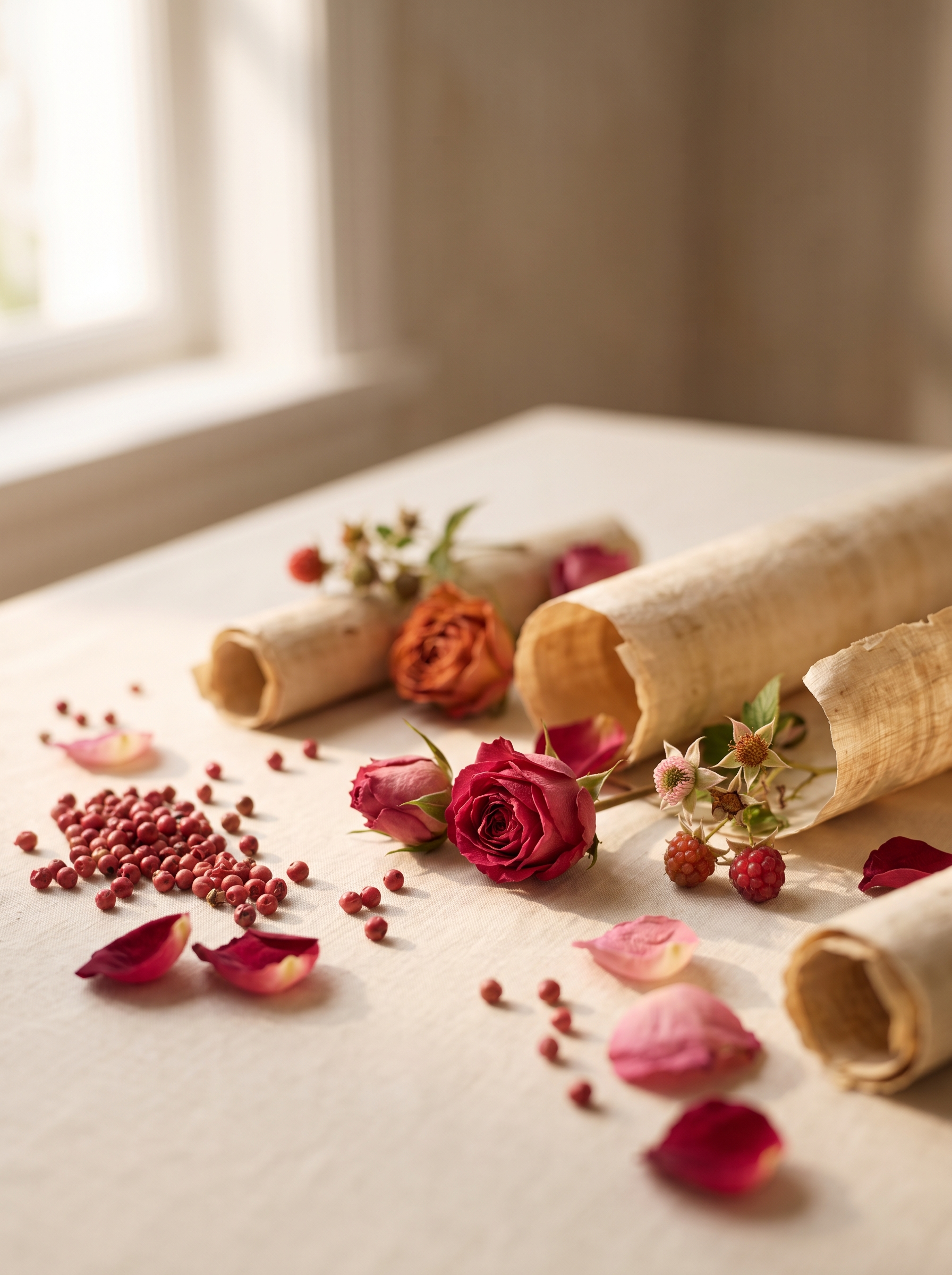 Matières premières de Rose Solitaire — Atelier Neroli