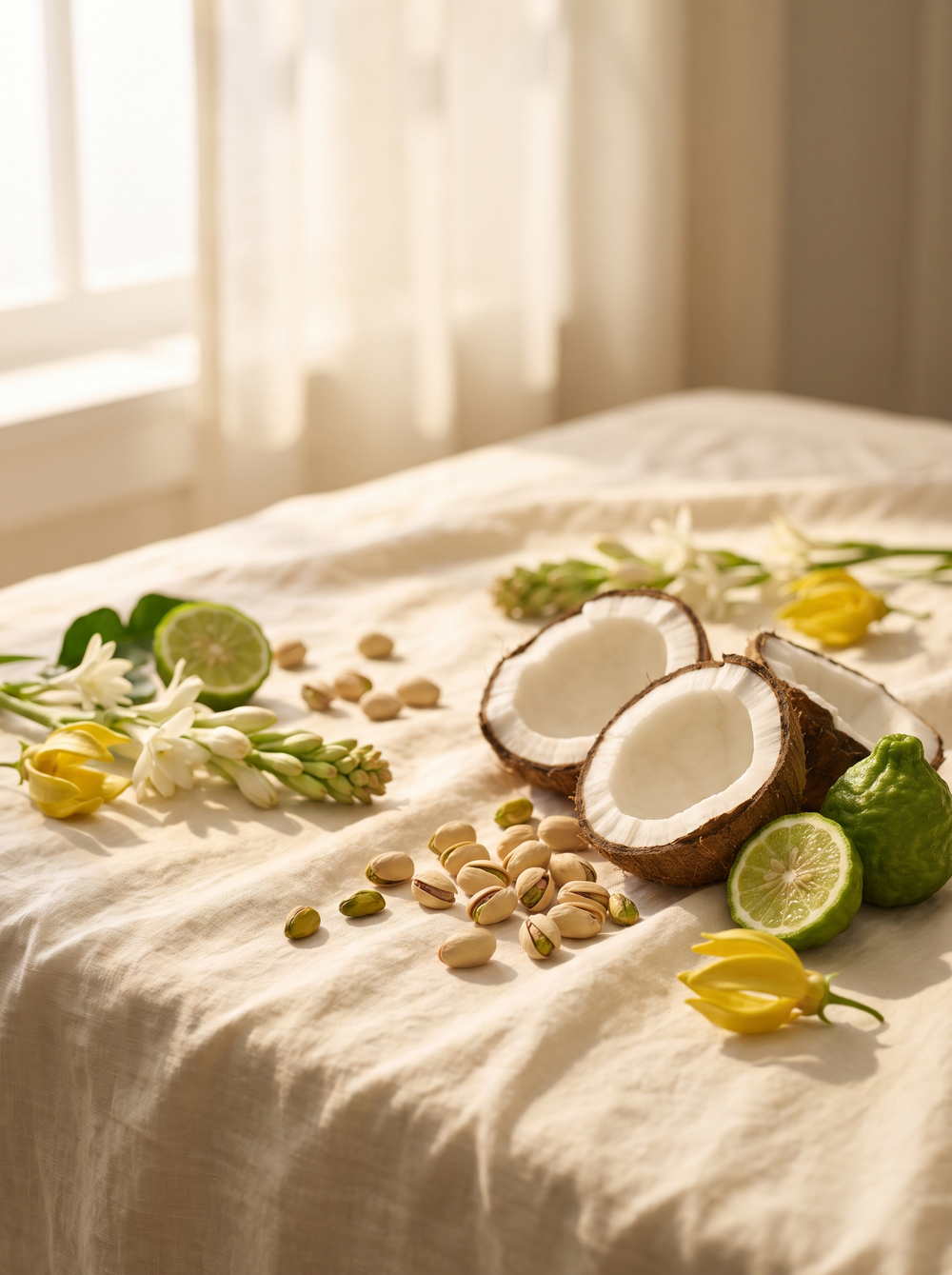 Matières premières de Sable Blanc — Atelier Neroli