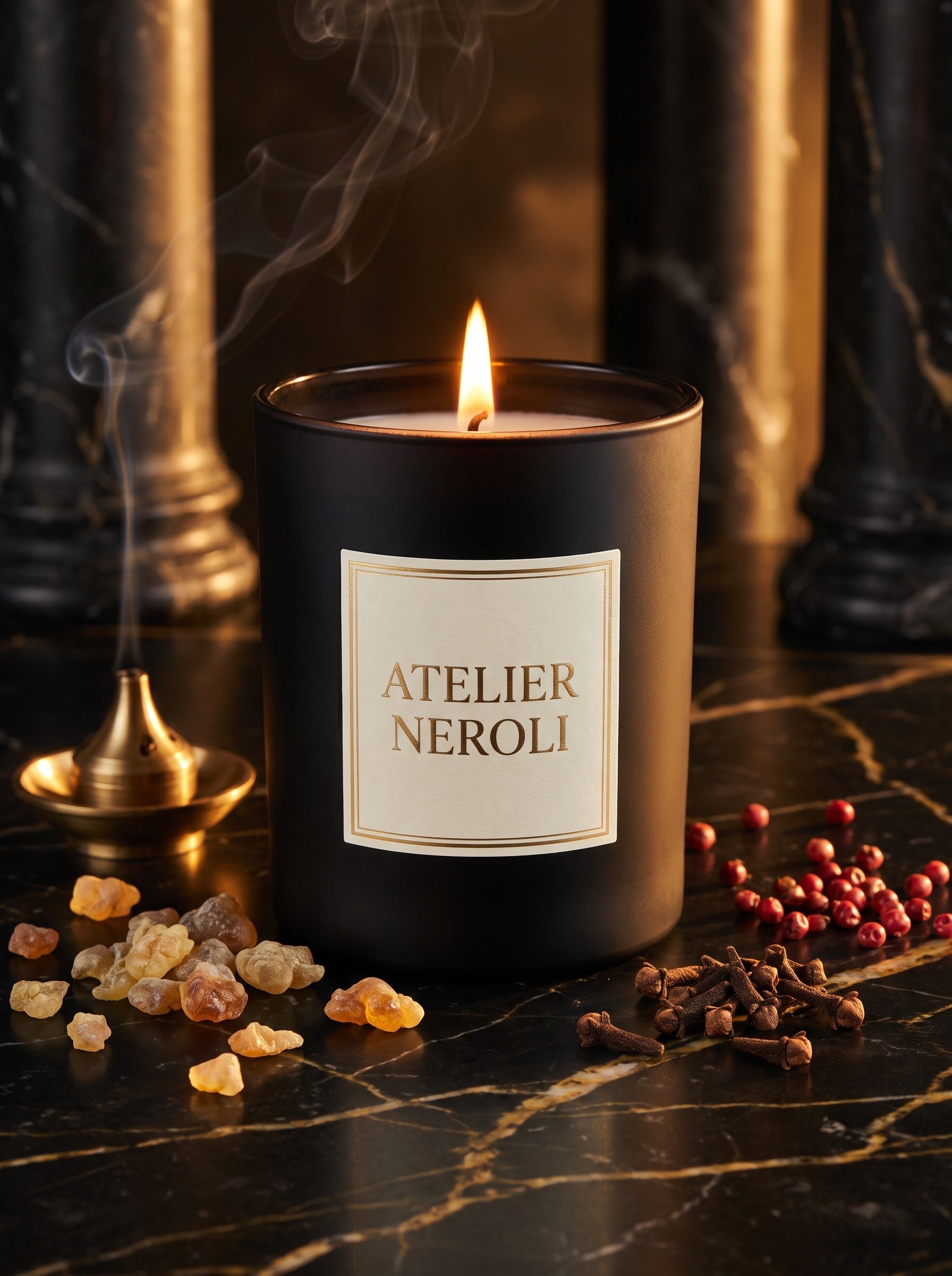 Bougie d'Ambiance – Aura de Pouvoir — Atelier Neroli