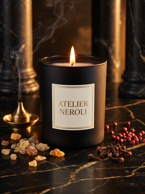 Bougie d'Ambiance – Safran Absolu