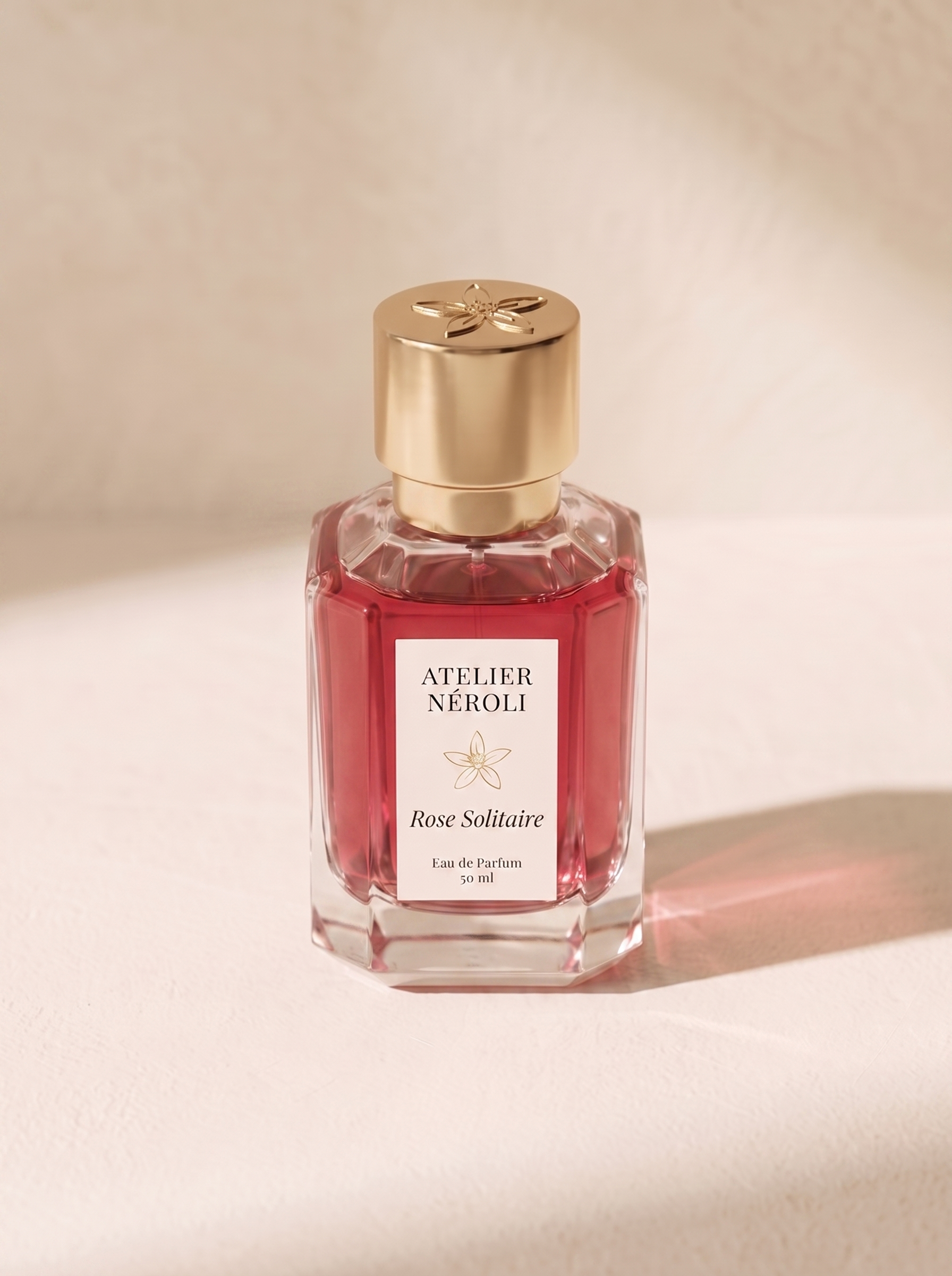 Parfum Rose Solitaire — flacon Atelier Neroli