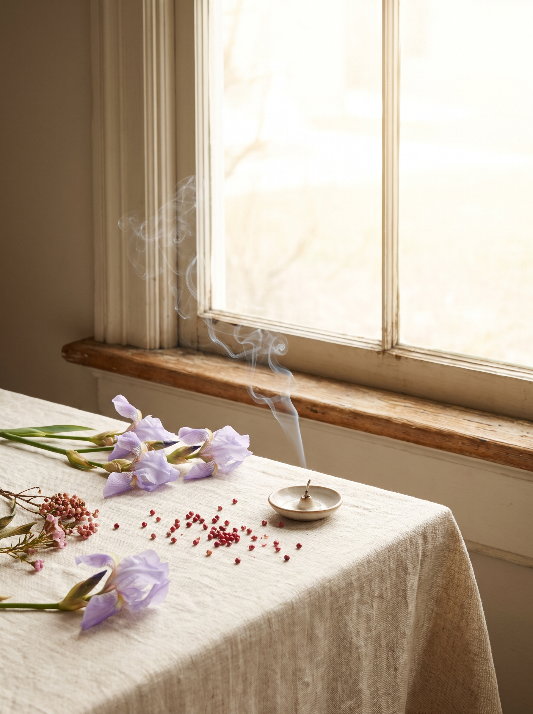 Matières premières du savon Songe d'Argent — Atelier Nérolí