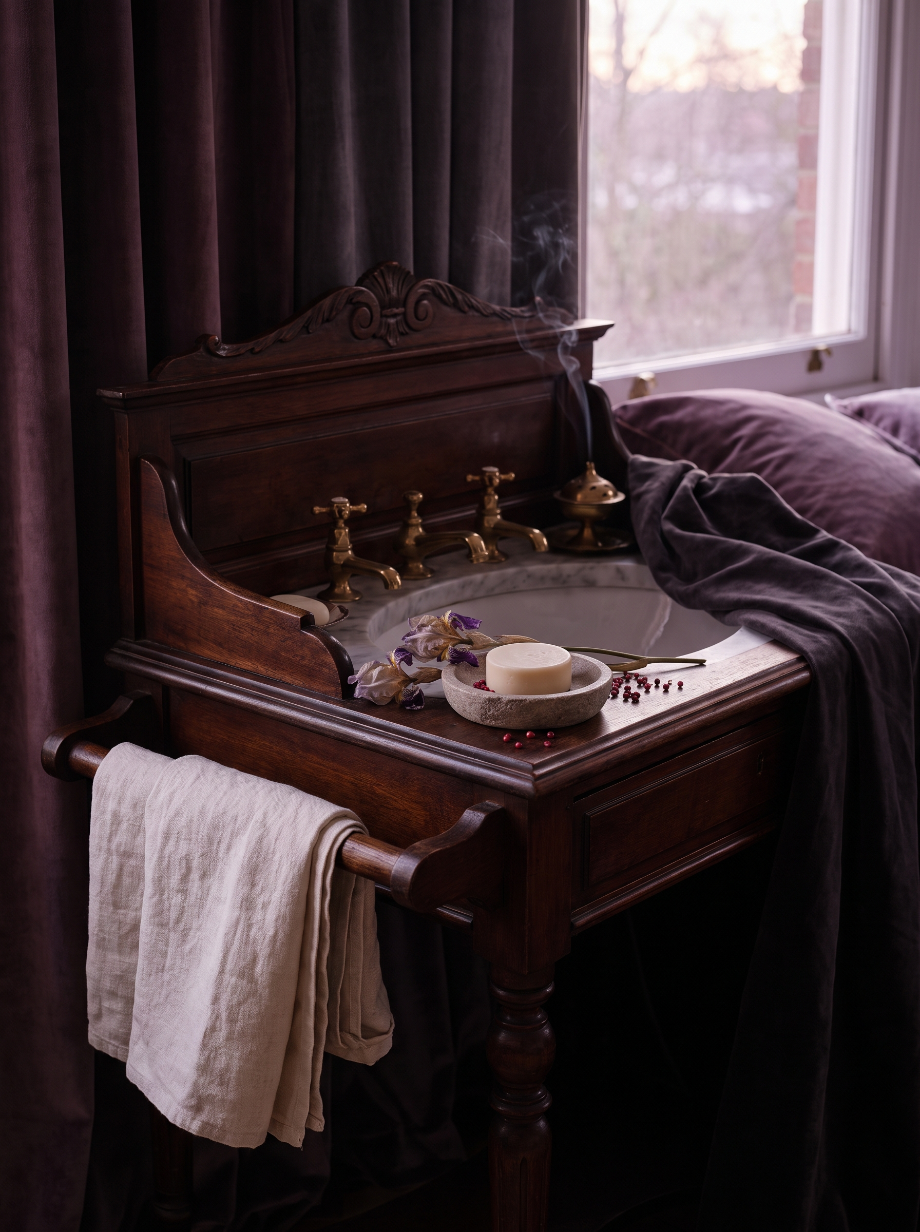 Rituel du lavage — univers Songe d'Argent — Atelier Nérolí