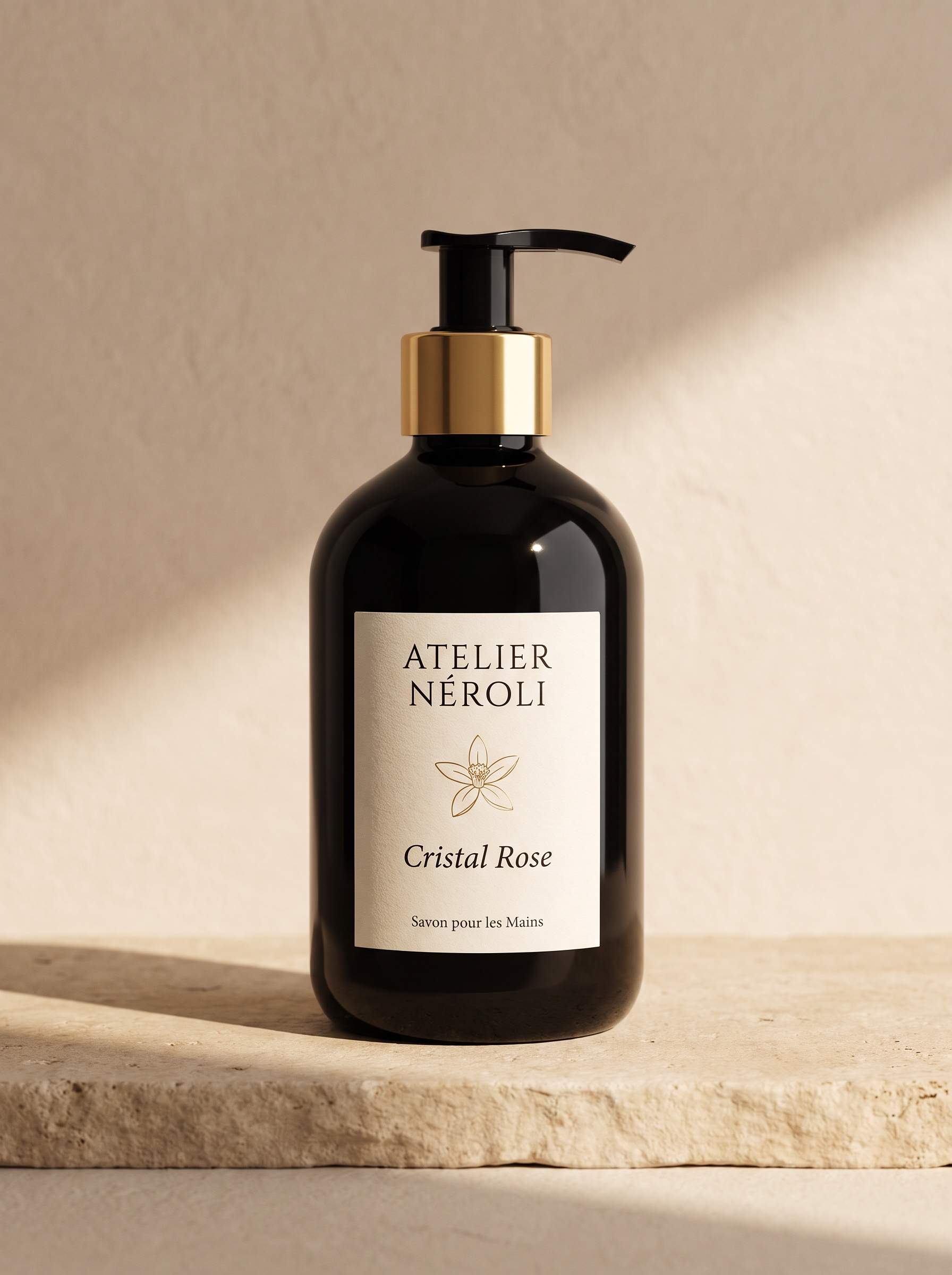 Savon pour les mains Cristal Rose — flacon Atelier Nérolí