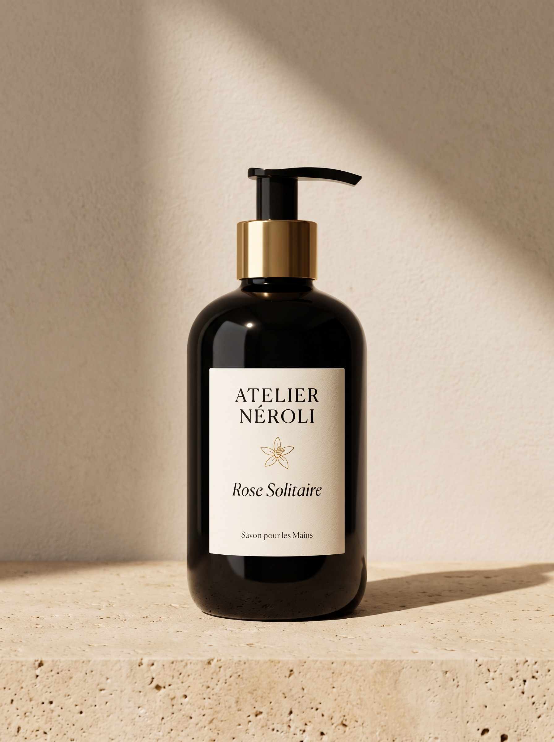 Savon pour les mains Rose Solitaire — flacon Atelier Nérolí