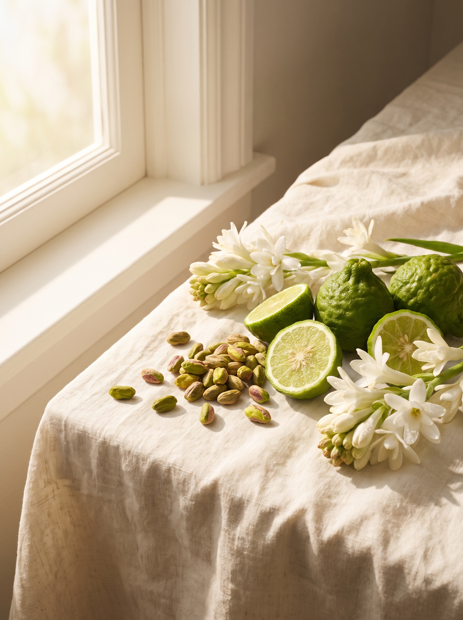 Matières premières du savon Sable Blanc — Atelier Nérolí