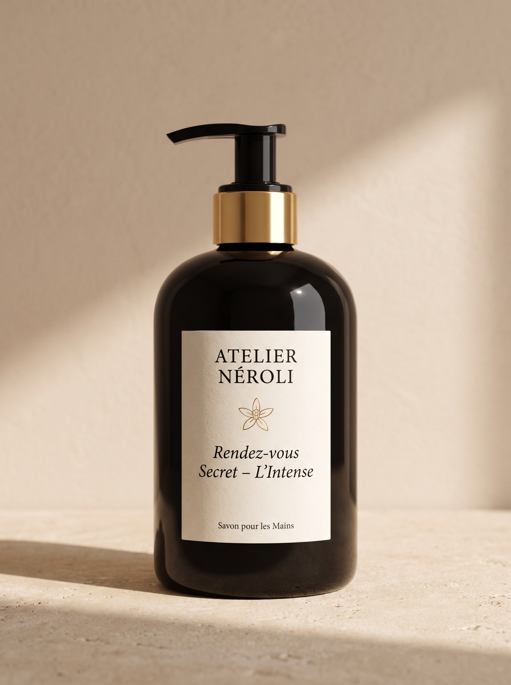Savon pour les mains Rendez-vous Secret – L'Intense — flacon Atelier Nérolí