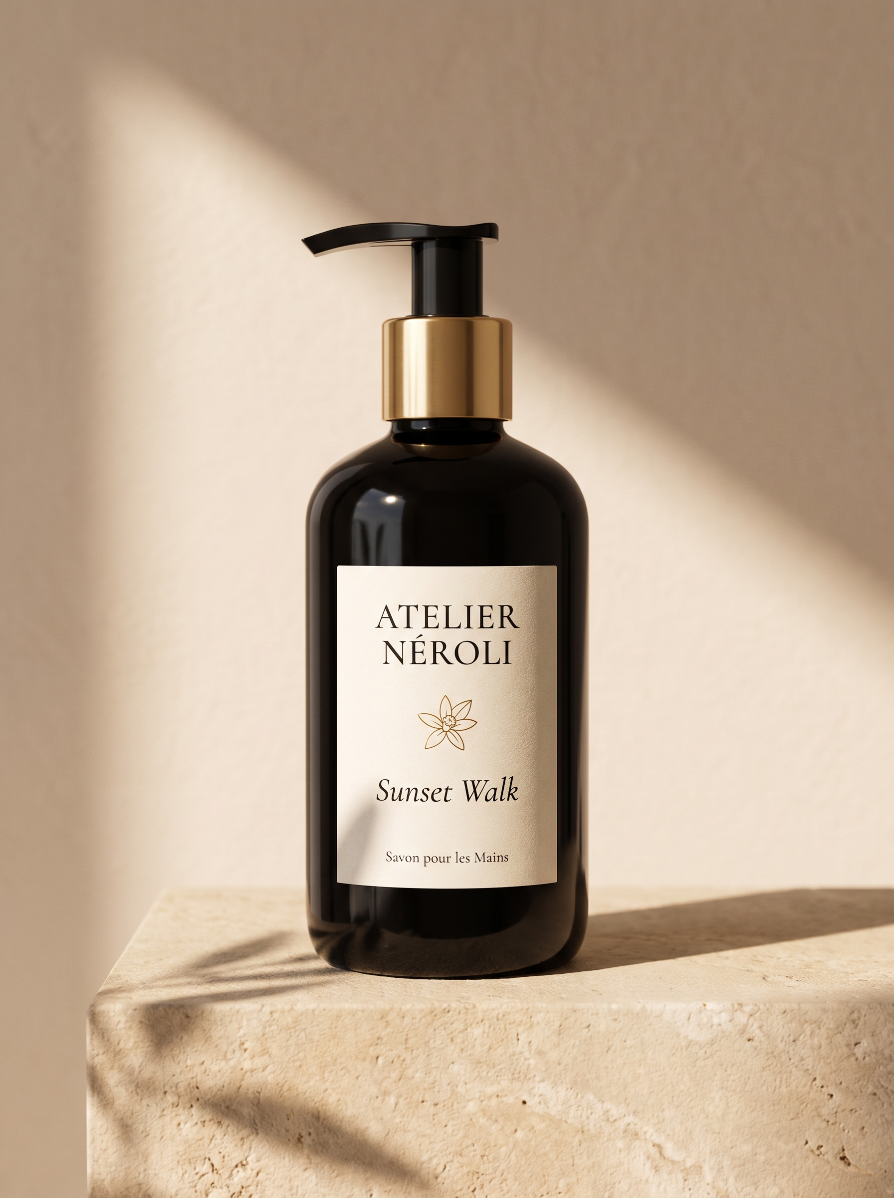 Savon pour les mains Sunset Walk — flacon Atelier Nérolí
