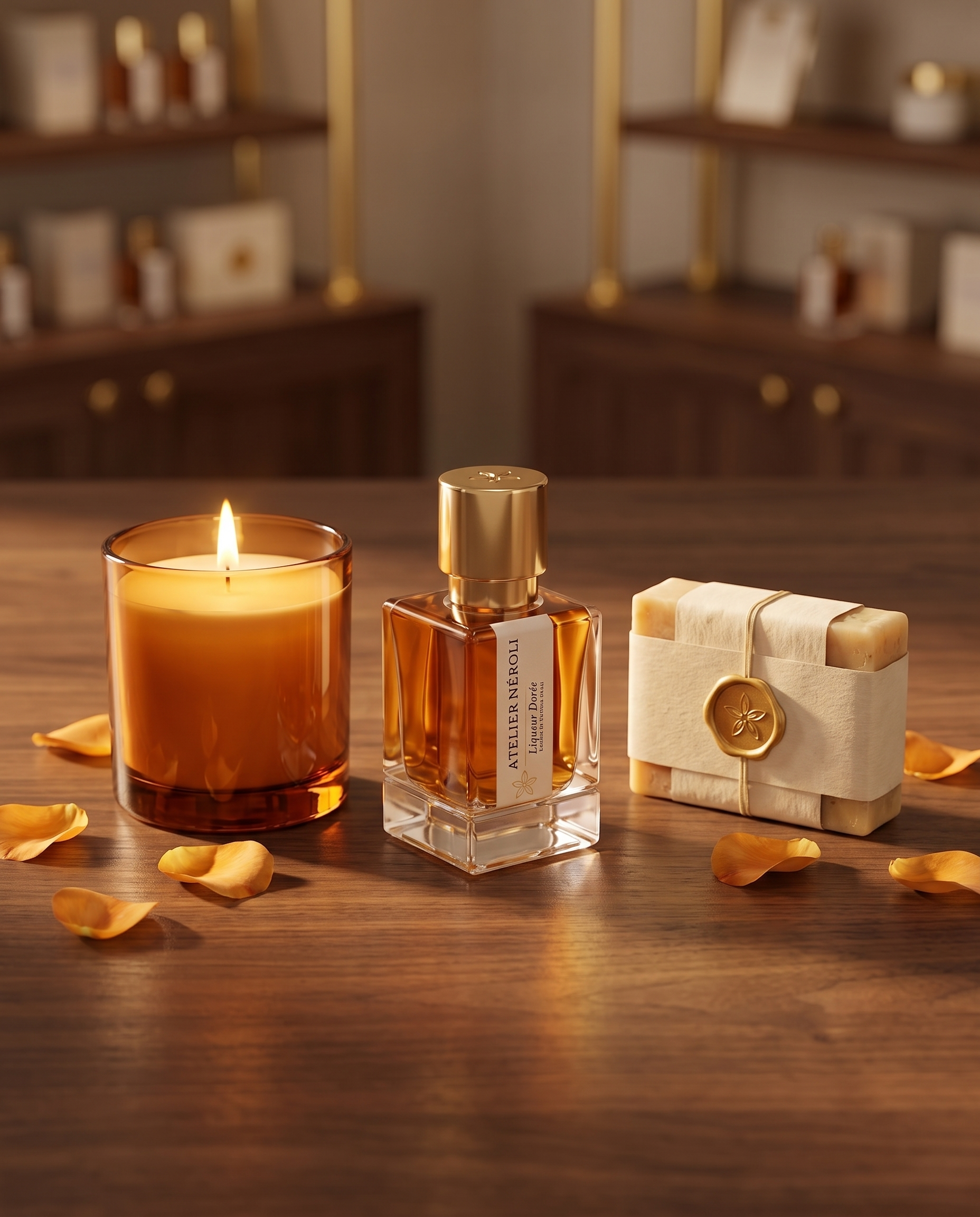 Coffret L'Univers — Parfum, Bougie et Savon