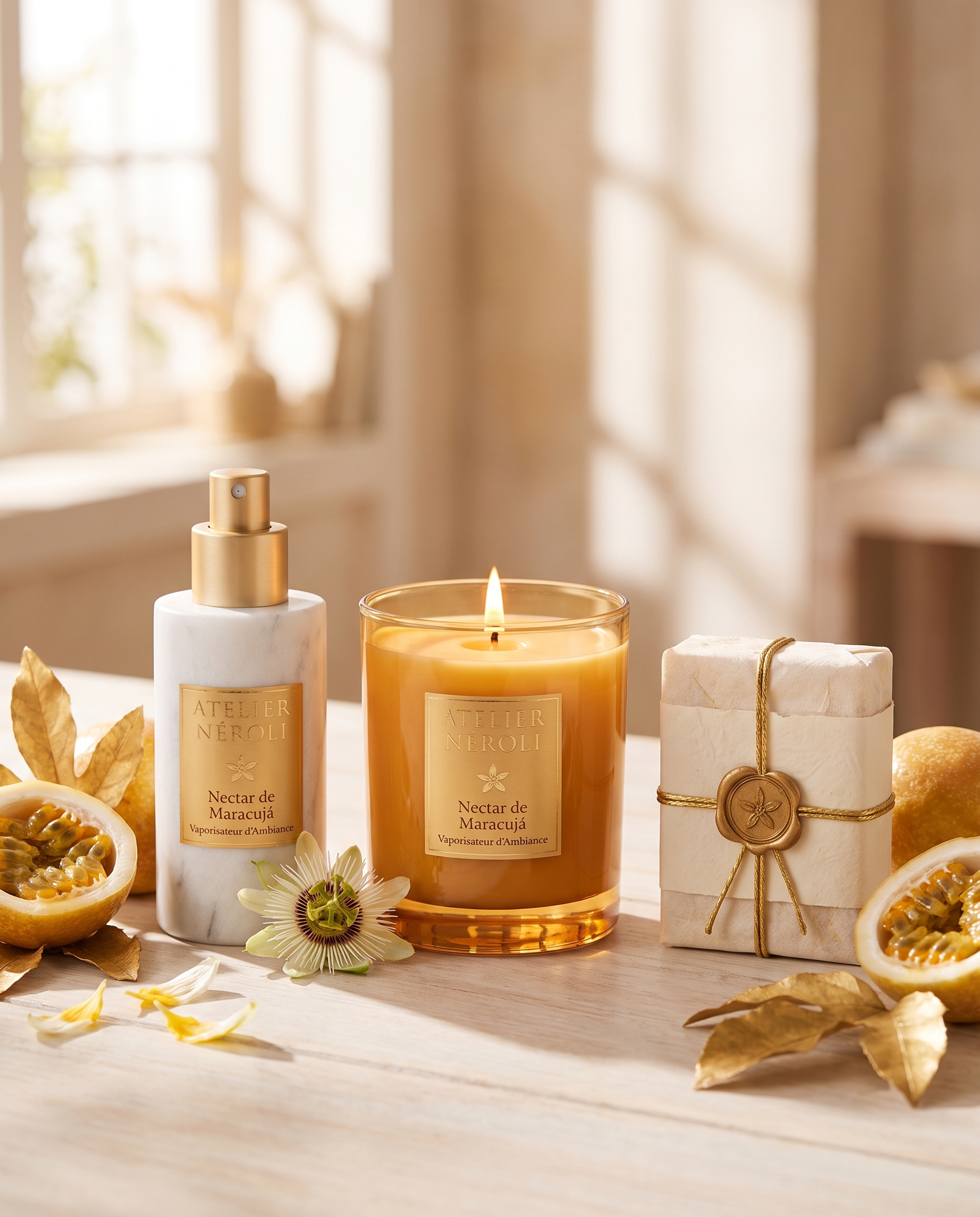 Coffret La Maison Entière — Bougie, Vaporisateur et Savon