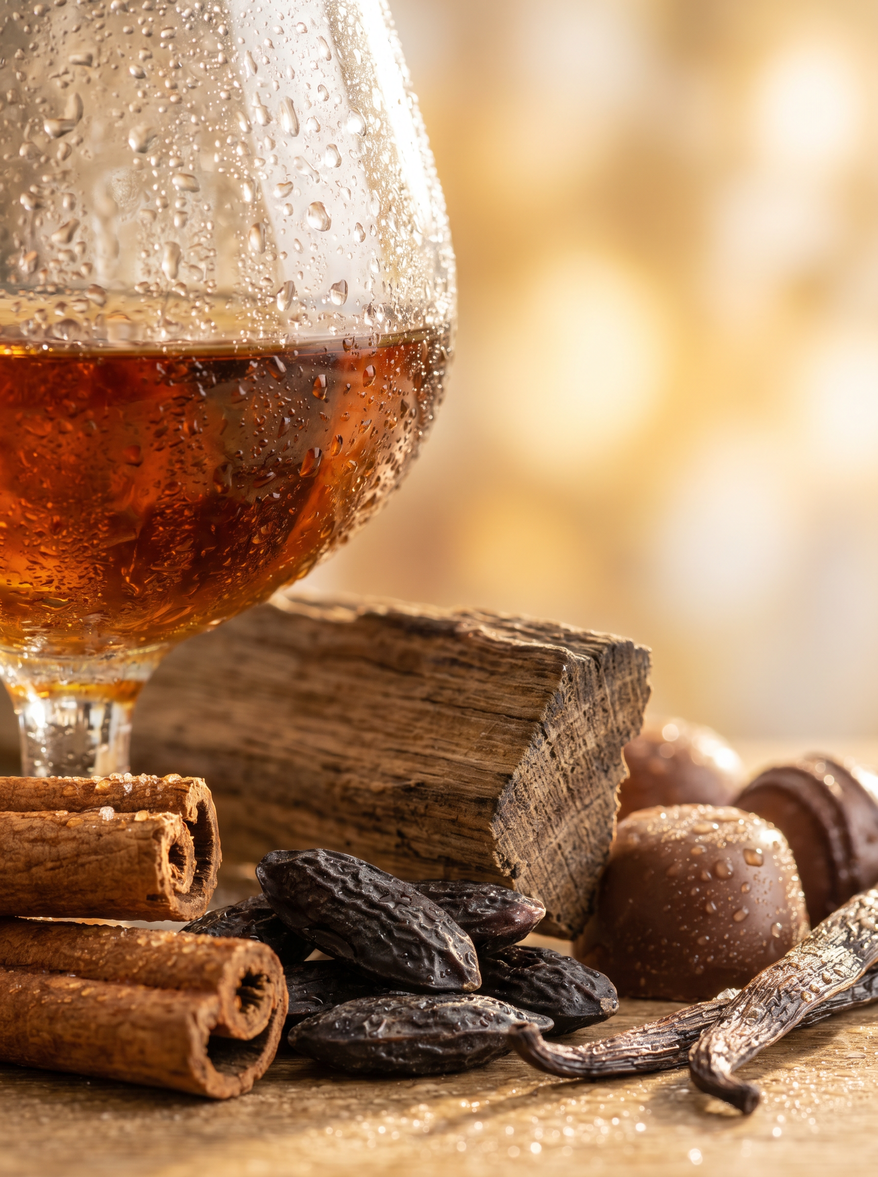Liqueur Dorée — Diffuseur d'Ambiance — Matières