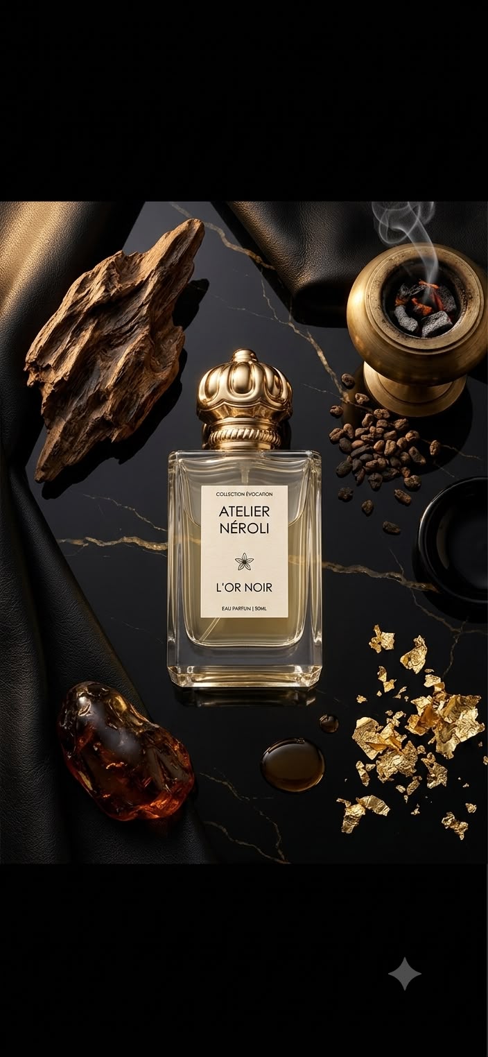 L'Or Noir - matières, ambre et oud
