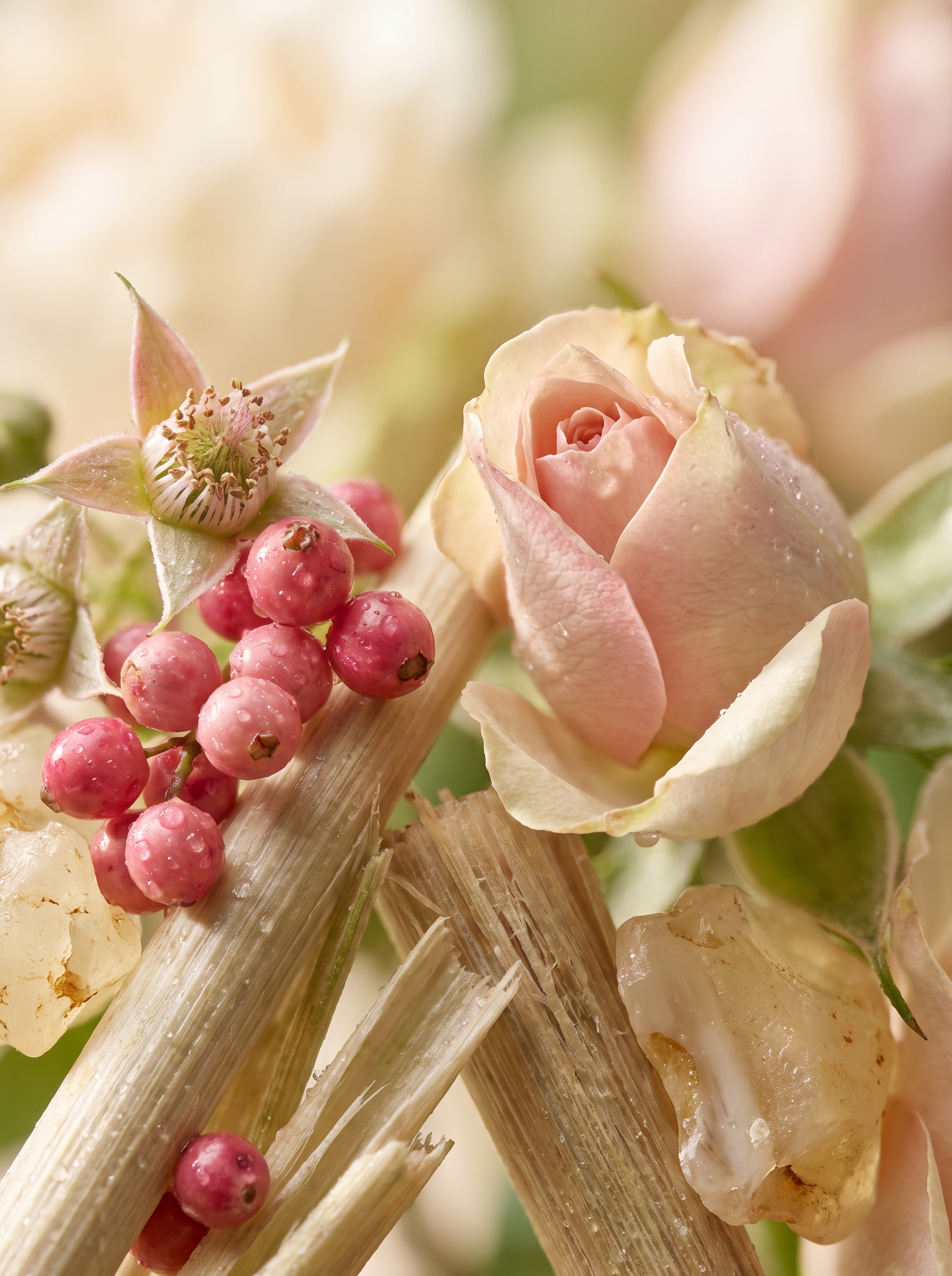 Rose Solitaire — Diffuseur d'Ambiance — Matières