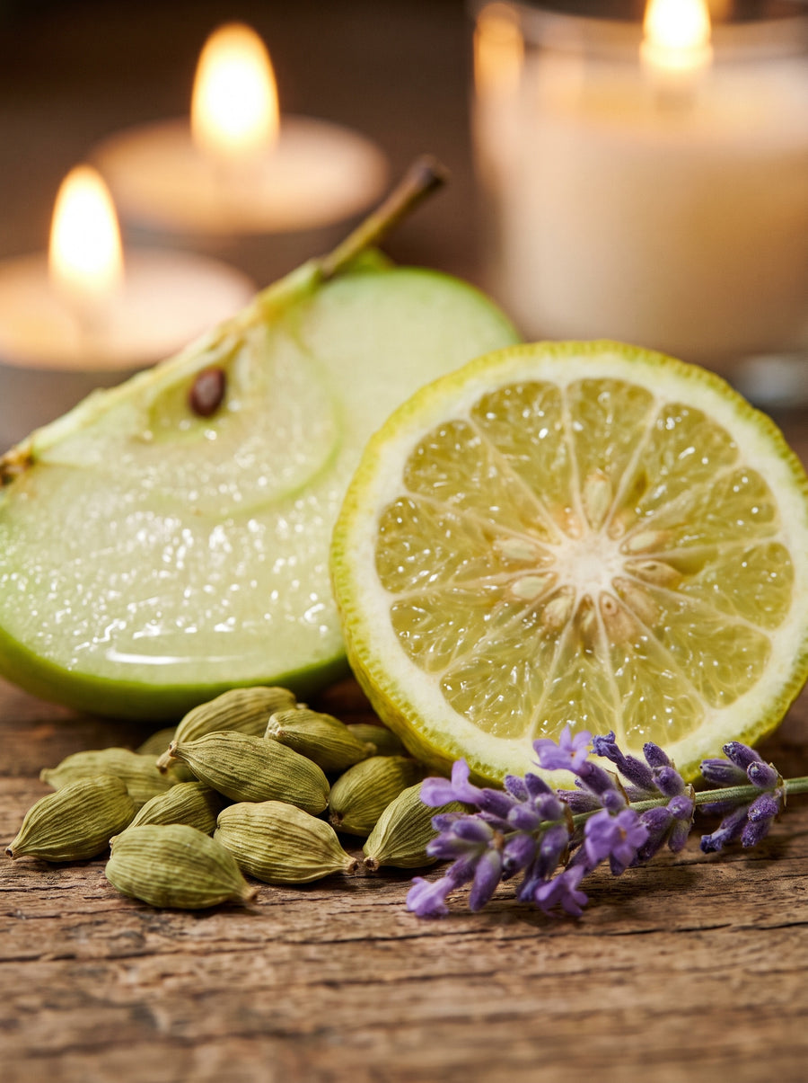 Vaporisateur d'Ambiance – Songe d'Argent — matières — Atelier Neroli